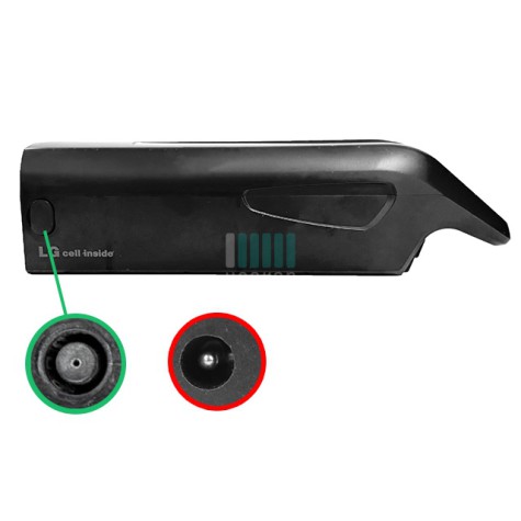 Greenway ZZ1311004 AEG Downtube SMART 36v - 7,4x5 mm stekker